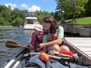 Jeanne Armstrong of CBC Ottawa interviewed Jude in the canoe on the Ottawa R.
