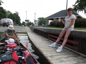 Debbie Whitney at Glenora Ferry